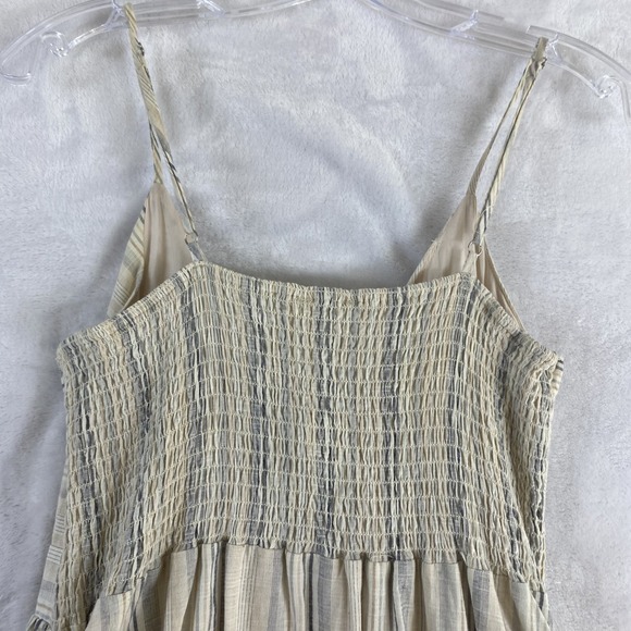 Andree by Unit Midi Dress Sz S Cut Out Embroidered Boho Summer Beachy Cotton - Picture 11 of 14